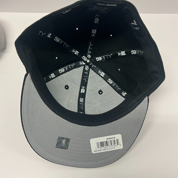 Sacramento Kings Hat Mens New Era 7 1/2 Black 59FIFTY Fitted NBA - Picture 8 of 14